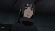 Itachi tells his father that the village is a whole, along with the Uchiha clan.