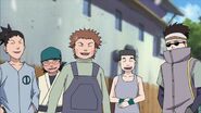 Shino not laughing at Naruto after he fail to do the Kage Bunshin no Technique.