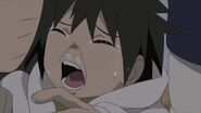 Inari cries, while he tells Naruto that he is so sorry for making him worry sick about him.