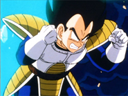 Vegeta powers up