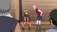 Sakura tells Naruto that his energetic side usually ends up saving the day some how.