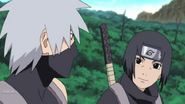 Kakashi tells Itachi that there are differences from being a Shinobi compare to an ANBU.