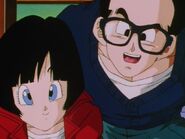 Videl smiles at Pan