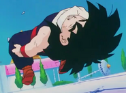 Gohan hits the ground hard2