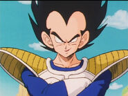 Vegeta sits back and watches the beatings. Vegeta asked them about Goku and Gohan