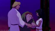 Quasimodo with Esmeralda and Phoebus