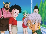 Bulma wonders who came to the Lookout