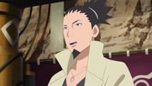 Shikamaru tests the first phrase of the Chunin Exams.