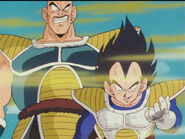 Vegeta and Nappa to become impressed, but Nappa decides to heat things up by being the first to battle Earth's defenders. Vegeta sits back and watches the beatings.