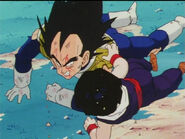 Vegeta doesn't thank Gohan for saving him