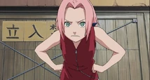 Sakura in the first Naruto movie.