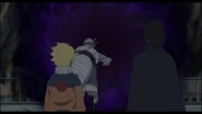 Boruto about to go inside the portal to go save Naruto.