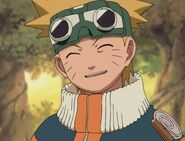 Naruto happily tells Konohamaru by his name; that he accepts that they are rivals for the title of Hokage.