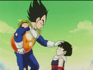 Vegeta talk Gohan about his grandfather's death, Bardock and grandmother's gentle personality Gine were his father's parents