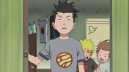 Naruto yells at Shikamaru for coming into his house without his permission.
