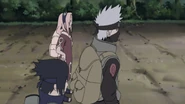 Sakura comments that Naruto is an Idiot.