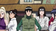 Rock Lee in a flashback by Naruto.