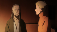 Naruto talking to Hiashi about Boruto not lying to get attention.