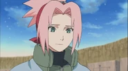 Sakura sees that Yota is happy.