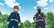 The Rivalry between Obito and Kakashi.