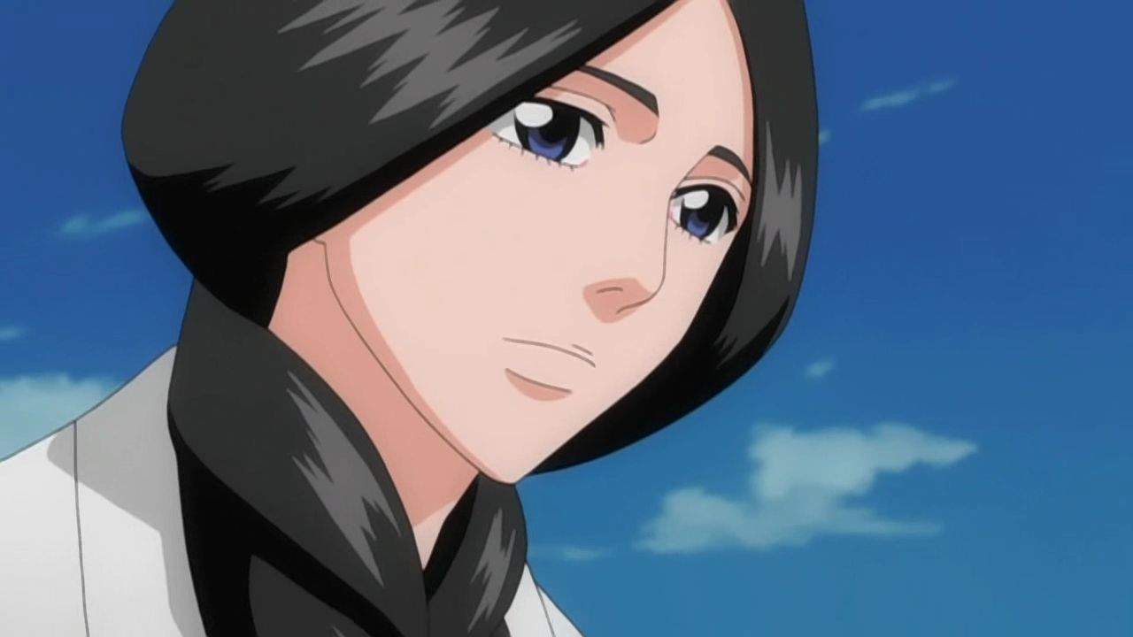 Unohana retsu from Bleach, HD, highly detailed, anime style, bus