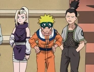 Shikamaru and Ino with Naruto 12 years later.