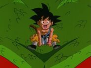 Goku says goodbye to his family, and friends.