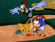 Sonic tells Scratch to have Dr. Robotnik's give him a call