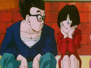 Gohan about to look at Videl