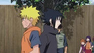 Sasuke and Naruto cross paths