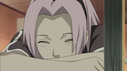 Sakura decides to go to the main gate to see If Sasuke is there.