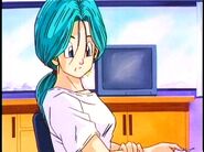 Future Bulma tells her son not to expect too much out of Vegeta.