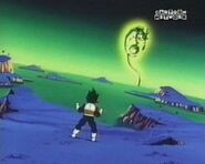 Vegeta sees the Namekian dragon