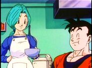 Future Bulma tells Gohan that he is exactly like Goku.