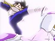 Kid Gohan kick Frieza