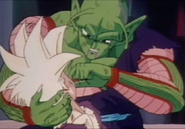 Piccolo holds ssj gohan