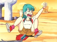 Bulma's tantrums when stranded in the wild