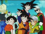 Gohan leaves for the tournament