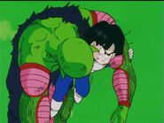 Gohan carries Piccolo away from the battle