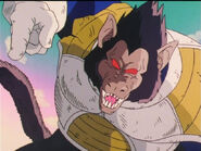 Vegeta about to grab Goku