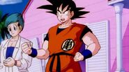 Goku decides that his only plan is to grab Raditz's tail