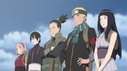 The team see a floating land
