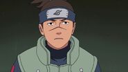 Iruka finds out from Shikamaru that Hibachi made Naruto look for Items in the back Hill.