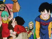 Videl is annoy her father took credit for Goku's battles against Buu