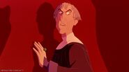 Frollo in the song "Hell Fire".