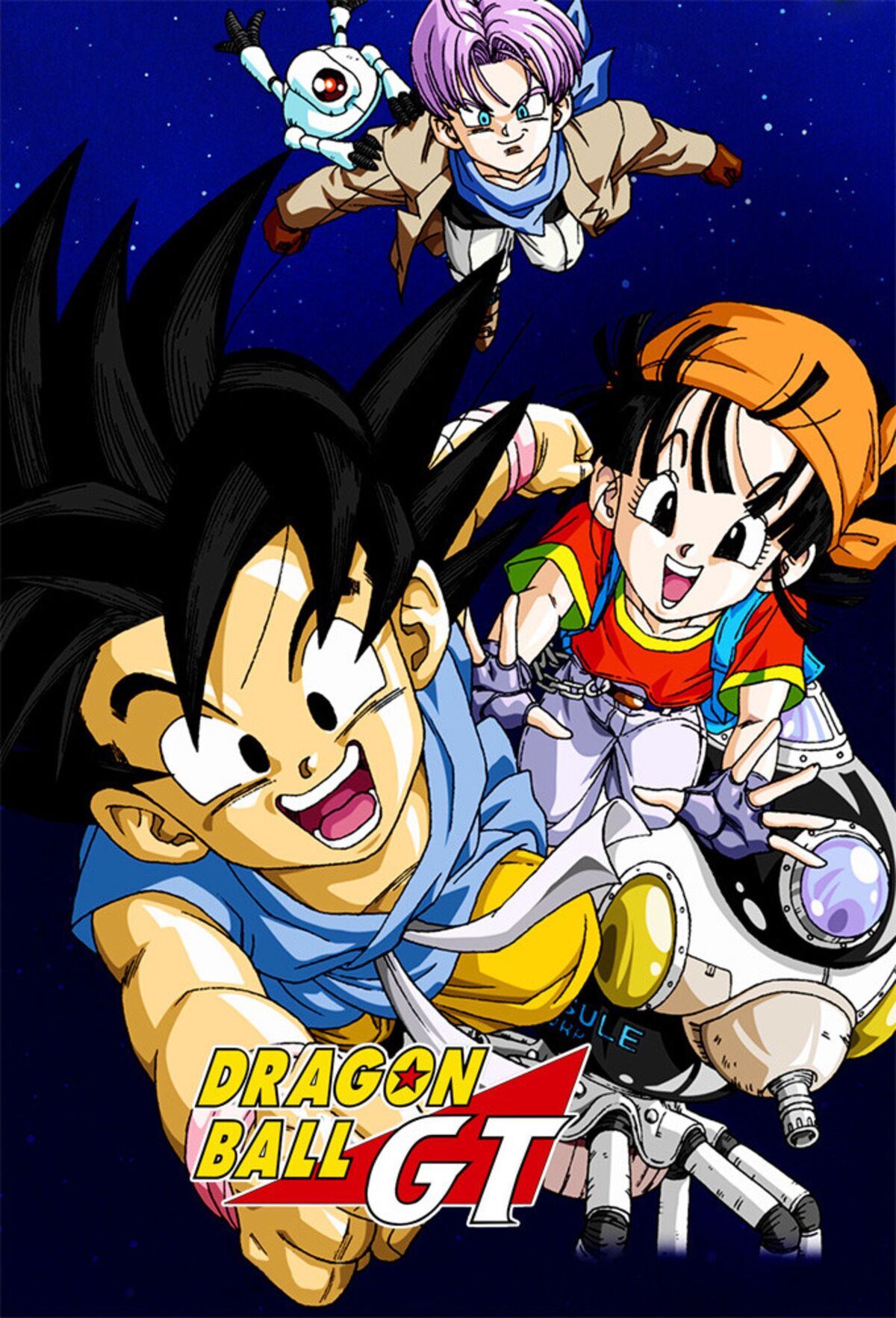 son goku, trunks, pan, giru, and ultimate shenron (dragon ball and