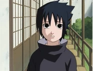 Sasuke says good morning to his father.