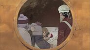 The fourth kazekage mourning his wife's death.