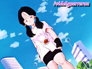 Videl wonders if the Golden Warrior goes to her high school