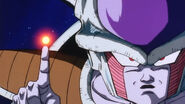 Frieza about to destroy Planet Vegeta